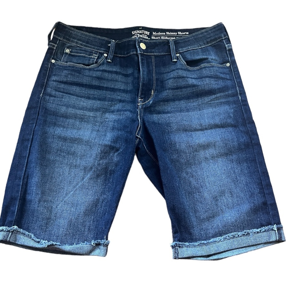 Levi’s Dark Blue Modern Skinny Shorts